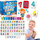Set magnetësh edukativë Media Paw Patrol, 72 copa, për numërim, me ngjyra