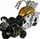 Set lodrash motorçikleta Leantoys, 4 copë, me tërheqje, shumëngjyrësh