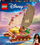 Lodra LEGO Disney Moana’s Adventure Canoe 43270, set për ndërtim, për kalamaj