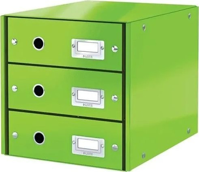 Kabinet sirtarësh Leitz WOW Click &amp; Store, 3 sirtarë, format A4