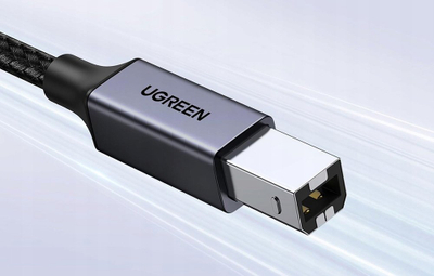 Kabllo printeri Ugreen US370 45106, USB C me USB B, 2m, e zezë