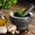Havan kuzhine Kesper, granit, 16 cm, i zi