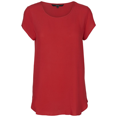 Bluzë Vero Moda Boca, e kuqe XS