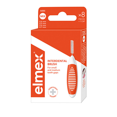 Furça interdentale Elmex Mix, 8 copë