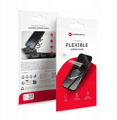 Xham mbrojtës Forcell Flexible Nano Glass për Samsung Galaxy S24 FE, transparent