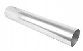 Tub galvanizuar ventiluese, diametër 100mm, gjatësi 1m, argjendtë