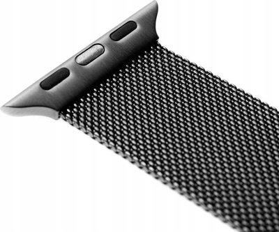 Rrip dore Apple Watch Fixed Mesh, 42/44/SE/45/49mm, çelik inox, i zi