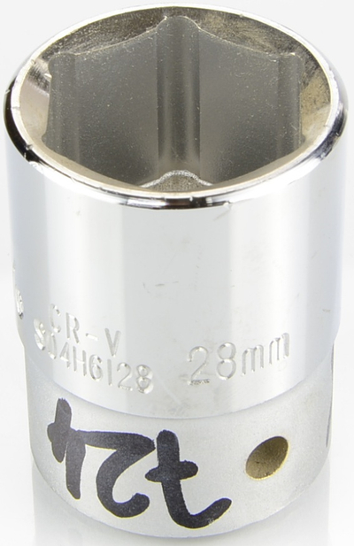 Çelës koke Jonnesway S04H6128, 28mm, lidhje 3/4", gjashtëkëndor