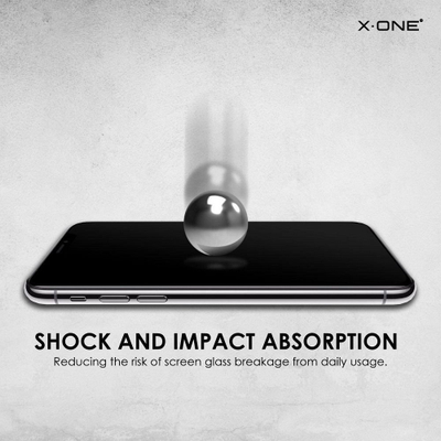 Mbrojtës ekrani X-ONE Extreme Shock Eliminator 4th Gen Matte, për iPhone 15, matte, transparent