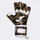 Doreza portieri Goalkeeper Gloves Soccer GK Pro, unisex, për ndeshje edhe stërvitje, të zeza me ari