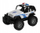 Makina lodër Mega Creative Auto Ratunk, 13cm, veturë policie, bardh e zezë