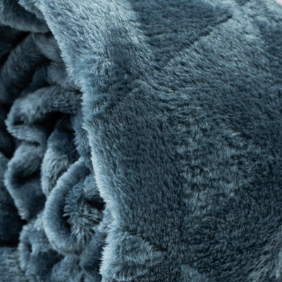 Batanije NoName Pattern 02, fleece, 150x200cm, blu navy