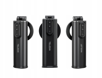 Држач за телефон Telesin Travel Phone Holder Magnetic Version, магнетен, со Bluetooth далечински управувач, црн