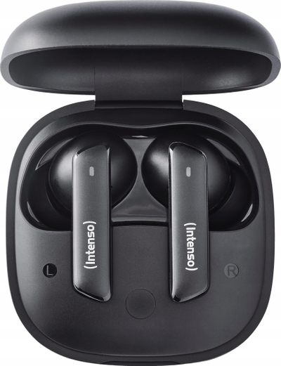 Kufje in ear Intenso T500HAE, True Wireless Stereo, Bluetooth, USB Type C, të zeza