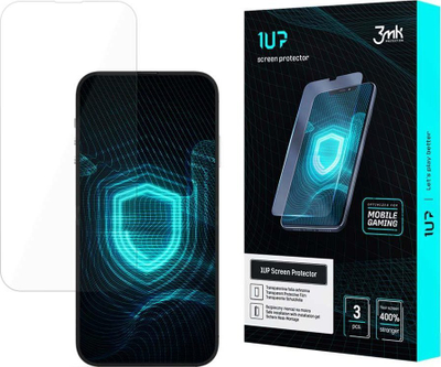 Mbrojtës ekrani 3MK 1UP për iPhone 14 14 Pro, 3 copa, i tejdukshëm