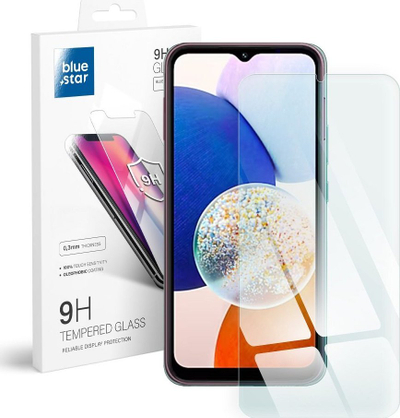 Mbrojtës ekrani Tempered Glass Blue Star për Samsung Galaxy A14 5G, 0.3mm, transparent