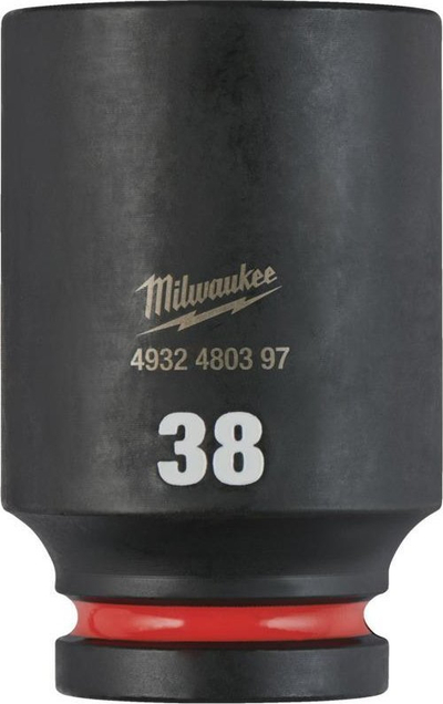 Çelës goditës Milwaukee SHOCKWAVE, 3/4", 38 mm, i zi