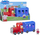 Lodër tren Peppa Pig Miss Rabbit, me figurë të Peppës, plastike, shumëngjyrëshe