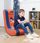 Karrige gaming Subsonic Junior Rock'n Seat Dragon Ball Z, ergonomike, palosëse, portokalli blu