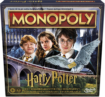 Lojë tavoline Hasbro Monopoly Harry Potter SE FI, familjare, mbi 8 vjeç