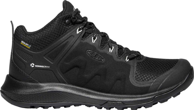 Планинарски обувки KEEN Explore Mid Textile, за жени, водоотпорни, црни