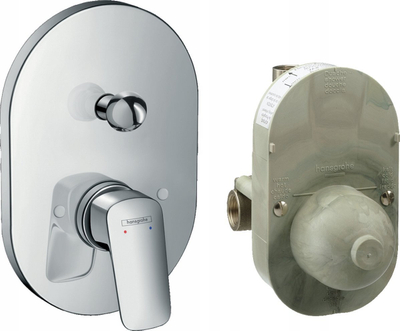 Сет туш Hansgrohe Logis 71409000, ѕиден миксер, 5 функции, хром