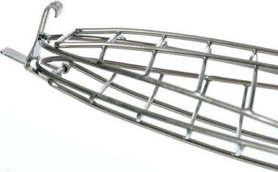 Skarë portative GrandPa FireGrill, çelik inox, e palosshme, argjend