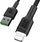 Kabllo USB Green Cell GCRay USB-Lighting 200cm, dritë e pasme LED 