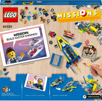 Set lodër LEGO® City 60355 Coast Guard Detective Mission, 278 pjesë
