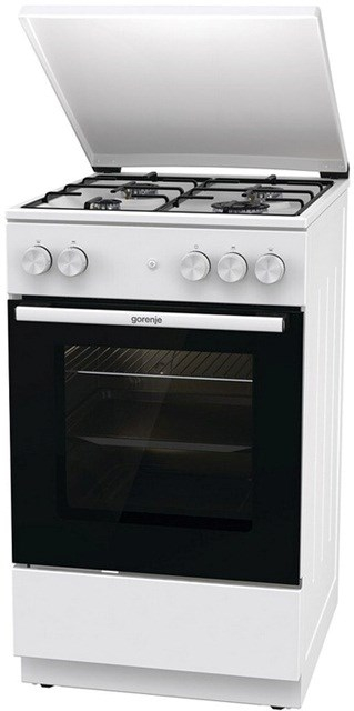 Shporet Gorenje GG5A14WJ, 50cm, furre me gaz 70L, i bardhë