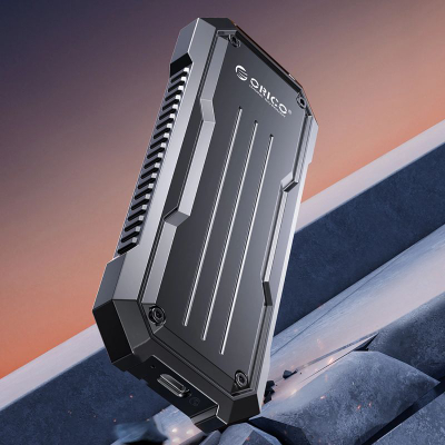 Kuti e jashtme SSD Orico OXS2C3-G2, për M.2 NVMe/SATA, USB-C 3.2, gri
