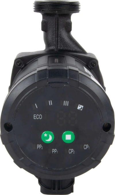 Pompe qarkulluese EXEC Pump CO BETA II 25-40/180, me kursim të madh energjie, me ekran elektronik, e zezë