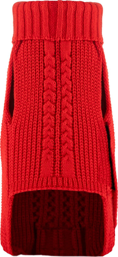 Пуловер за кучиња Chaba Red, ролка, големина XL, црвен