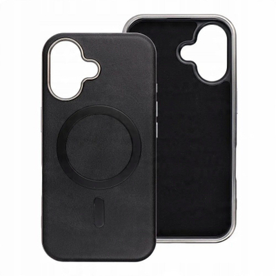 Maskë telefoni OEM Gentleman Mag Cover për iPhone 16 Pro, me MagSafe, e zezë