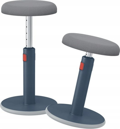 Stol zyre Leitz Ergo Cosy Sit Stand, ergonomik, rregullim lartësie, gri velvet