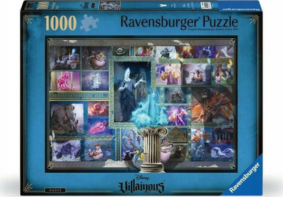 Puzzle Ravensburger Hades Disney Villainous Collection, 1000 pjesë, shumëngjyrëshe