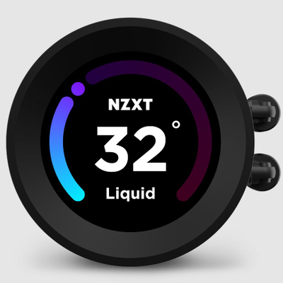 Ftohës uji për CPU NZXT Kraken Elite 240 RGB, 240mm, ekran LCD 2.36", i zi