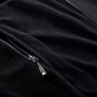 Bluzë fleece për burra Hi-Tec CAMOLIN, me zinxhir komplet, e zezë