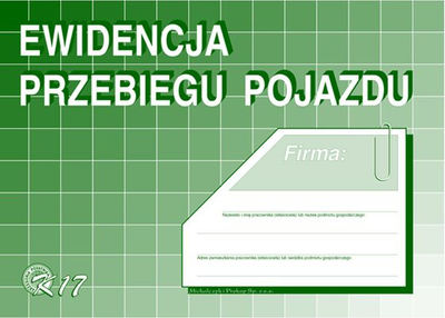 Fletore kilometrazhi Michalczyk i Prokop Print, A5, 32 faqe, e bardhë