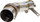 Downpipe TurboWorks BMW X5 X6 535i 640i, 80mm, çelik inox