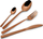 Set lugësh Orion COPPER, 24 pjesë, çelik inox, bakër