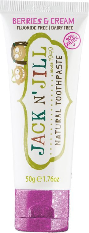 Pastë dhëmbësh Jack N' Jill Berries and Cream, ksilitol, 50g