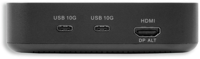 Docking station LMP USB C Triple DisplayDock, 12 porta, 4K DisplayLink, PD 85W, gri