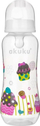 Biberon Akuku Bottle With Picture, 250 ml, silikon me rrjedhje mesatare, blu