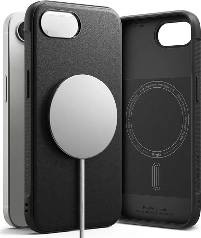 Mbulesë telefoni Ringke Onyx Magnetic MagSafe për iPhone 16e, TPU, e zezë