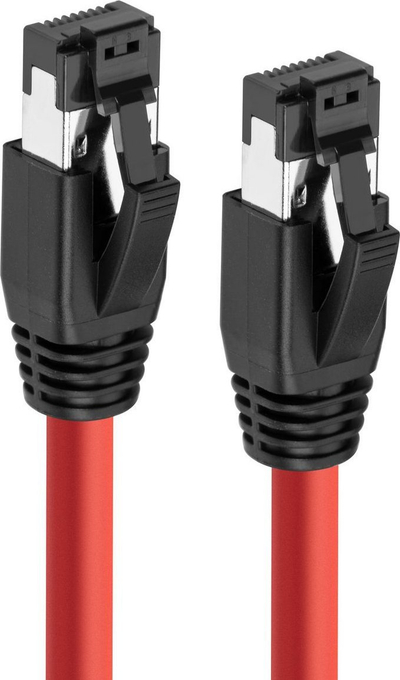 Kabllo rrjeti MicroConnect CAT8.1 S/FTP, 2m, LSZH, e kuqe