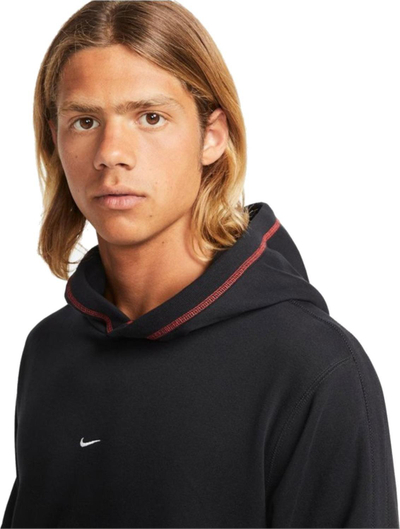 Bluzë me kapuç Nike FC Fleece Hoodie M DC9024-010, pambuk poliester, për burra, e zezë