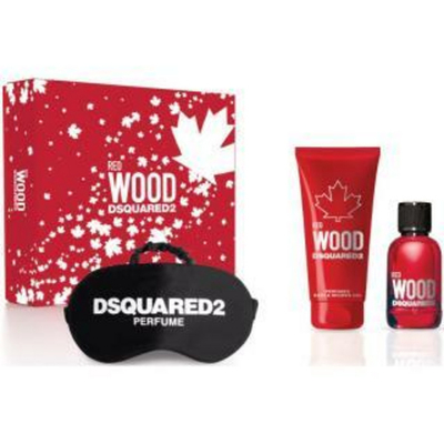 Set Dsquared² Red Wood, EDT 50 ml + xhel dushi 100 ml + maskë gjumi