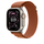 Apple Watch 49mm Loop, Terra Cotta Alpine Loop, Small, Natural Titanium Finish