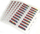 Etiketa barkodi Quantum LTO Ultrium 8, seri 000001 000100, shumëngjyrëshe